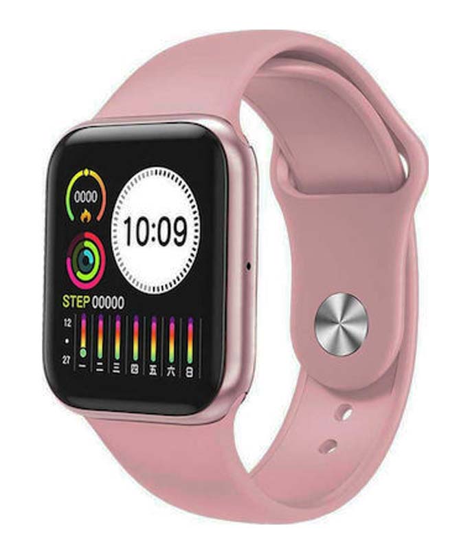 Ρολόι Χειρός 3GUYS 3GW8004 Smartwatch Pink Cilicone Strap 3GUYS